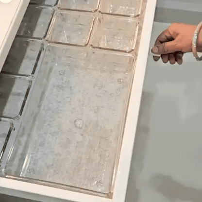 Trayo™ Premium Clear Drawer Organizer Set (7Pcs)